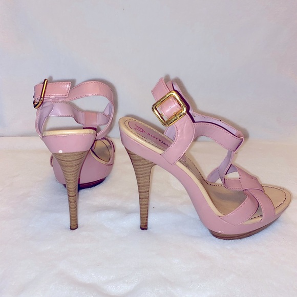 Mauve Strappy Stilettos by JustFab - Picture 6 of 6